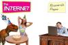 Internet vs Research Paper