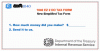 Simple tax form